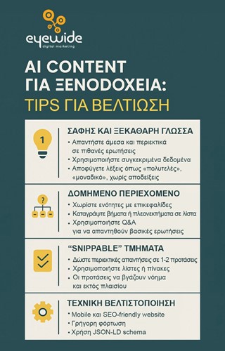 Checklist για καλύτερη προβολή σε AI Search